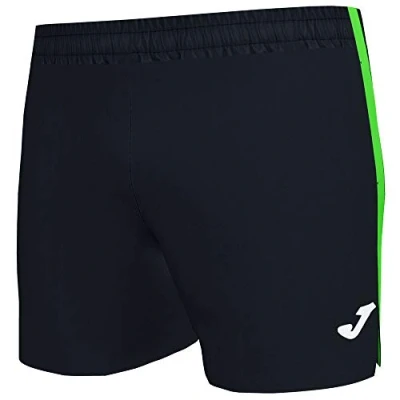 Abbildung von Joma Elite VII Shorts Running, Kinder, Jungen, 101581.117, schwarz grün neon, XXS