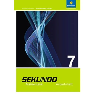 Abbildung von Sekundo Ausgabe 2015 für Baden Württemberg: Arbeitsheft 7 (Sekundo Mathematik differenzierende Schulformen: Württemberg)