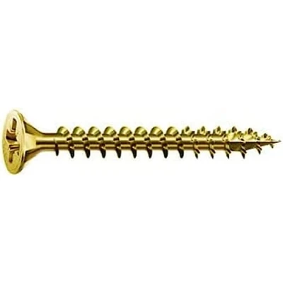 Abbildung von SPAX Universalschraube, 3,5 x 20 mm, 1000 Stück, Kreuzschlitz Z2, Senkkopf, Vollgewinde, 4CUT, YELLOX A2L, 1081020350205