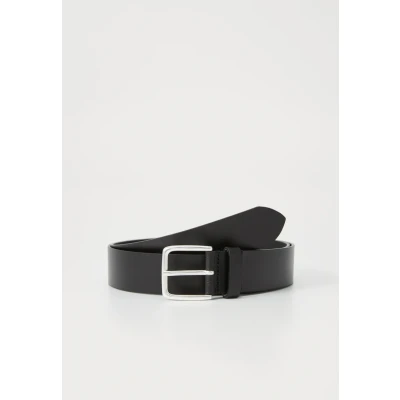Abbildung von GANT Herren Leather Belt Gürtel, Black, Standard(L XL)