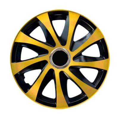 Abbildung von Radzierblende Drift EXTRA schwarz/Gold 15 Zoll 4er Set