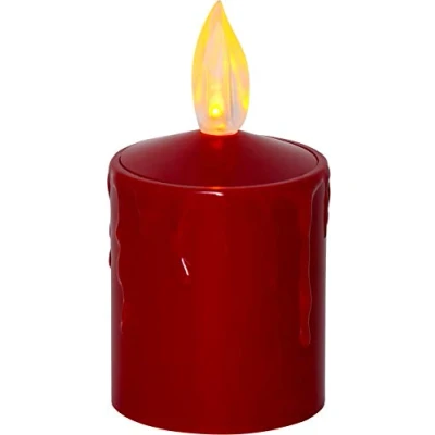 Abbildung von Star LED Kerze &#039;Paula&#039;, mit Licht Sensor, flackernd,