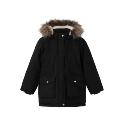 Abbildung von NAME IT Mädchen Nkfmaster Jacket Pb Parka, Schwarz, 116