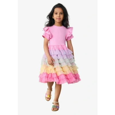 Abbildung von Little Bird Regular FIT Cocktailkleid/festliches Kleid für Kinder, Größe: 98, Pink