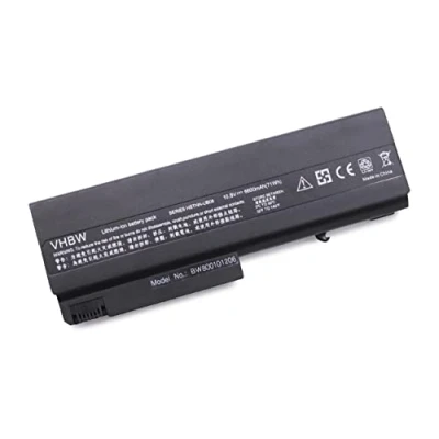 Abbildung von vhbw 1x Akku kompatibel mit HP/CompaQ Business Notebook 6715b, 6710s, 6715s, 6510b, 6710b, 6515b (6600 mAh, 10,8 V, Li Ion)