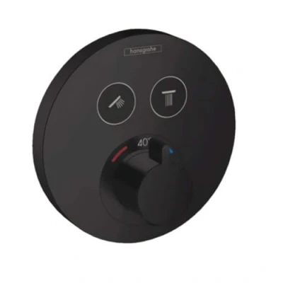 Abbildung von hansgrohe Brausethermostat &quot;ShowerSelect S&quot;, Unterputz für 2 Funktionen