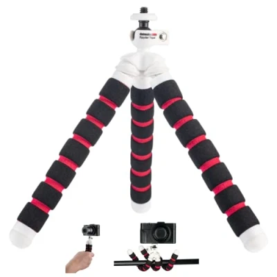 Abbildung von Datacolor Spyder Stativ eine Flexible und leichte Kamerahalterung für Ihre Foto Videoanforderungen, insbesondere in Umgebungen mit wenig Licht, Schwarz