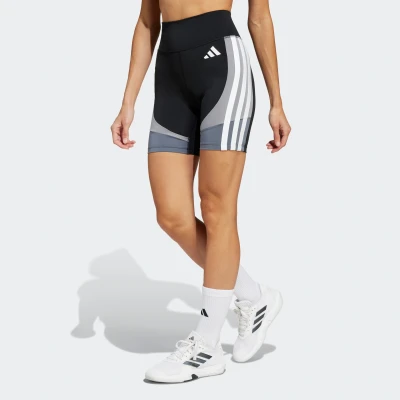 Abbildung von adidas Performance Optime Essentials Stash Pocket Short Leggings Tights, Damen, Größe: Small, Black