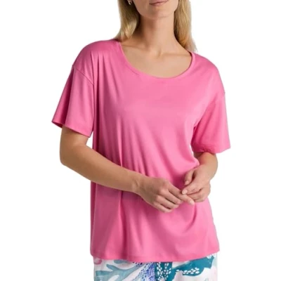 Abbildung von Calida Favourites Kurzarm Nachtwäsche Shirt, Damen, Größe: Small, New carnation pink