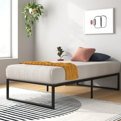 Abbildung von Zinus Lorelei 35,6 cm Plattform Bed Frame, Metall, Einzel