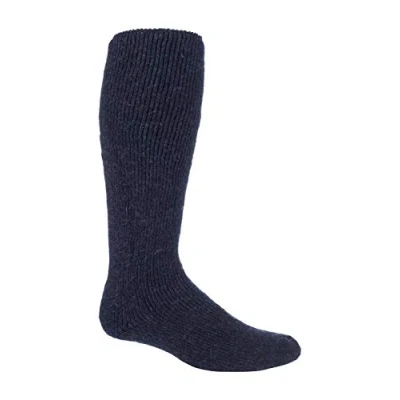 Abbildung von HEAT HOLDERS Herren 2.7 Tog Thermo Winter Warm Knielang Wollsocken (39/45, Navy (XL.Wool))