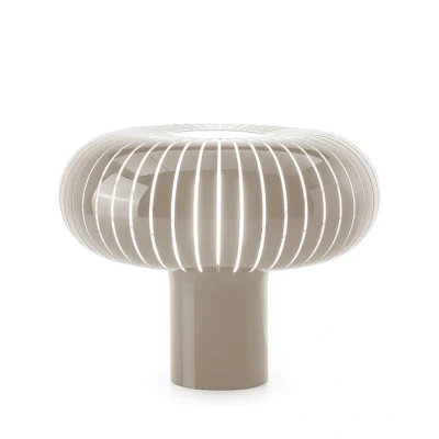 Abbildung von Kartell Tischleuchte Teresa, taubengrau, Ø 50 cm, PMMA