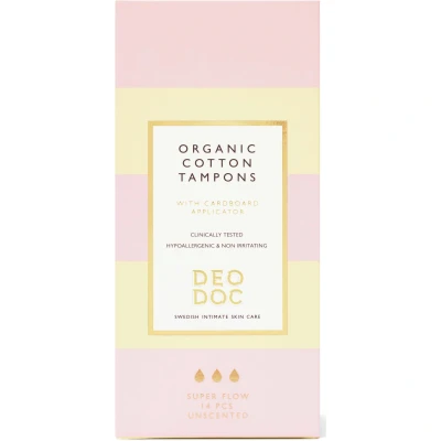 Abbildung von Deodoc Tampons Bio baumwolle organic Cotton Super 14pcs