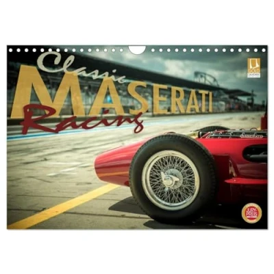 Abbildung von Classic Maserati Racing (Wandkalender 2025 DIN A4 quer), CALVENDO Monatskalender: Die frühen Grand Prix Rennwagen (CALVENDO Mobilitaet)