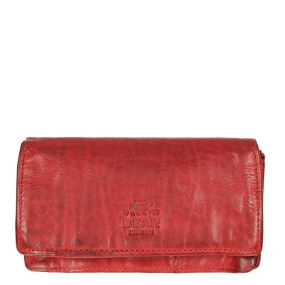Abbildung von Bear Design Cow Lavato Portemonnaie 12cc red