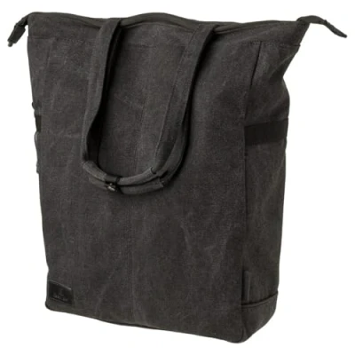 Abbildung von FastRider Celo Fahrradtasche für Gepäckträger, 23L Seitentasche Fahrrad, 100% Kanevas Gepäckträgertasche, Wasserabweisend, Reflektierend, Einfache Montage Grau