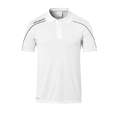 Abbildung von uhlsport Herren Stream 22 Polo, weiß/Schwarz, xx_l