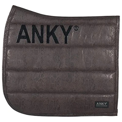 Abbildung von ANKY Schabracke Suede Glitter Dressur Anthrazit Full