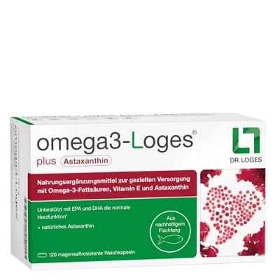 Abbildung von omega3 Loges plus Astaxanthin 120 St