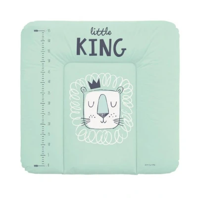 Abbildung von Schnucky Wickelauflage weiche Baby Wickelunterlage, Wickeltischauflage, wasserdicht und abwaschbar, für Wickeltisch/Wickelkommode geeignet. [75 x 72 cm, König]