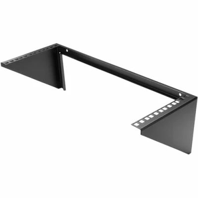 Abbildung von StarTech.com 4HE vertikales Wandmontage Rack 19 Zoll Stahl für vertikale Montage Netzwerk/Server/Patch panels max. Tragkraft 56Kg montagezubehör inkl. Schwarz (RK419WALLV)