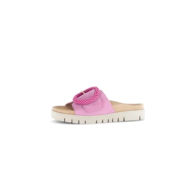 Abbildung von Gabor Damen Pantoletten, Frauen Slipper,Best Fitting,schluepfschuhe,Slides,Slip ons,Backless Slipper,Mules,Gartenschuhe,Soft pink,43 EU / 9 UK