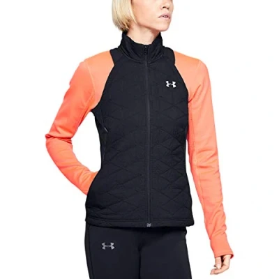 Abbildung von Under Armour Damen Weste ColdGear Reactor Run Insulated Vest, Schwarz, SM, 1342804 001