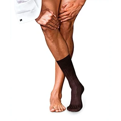 Abbildung von FALKE Herren Socken No. 2 M SO Kaschmir einfarbig 1 Paar, Braun (Brown 5930), 41 42
