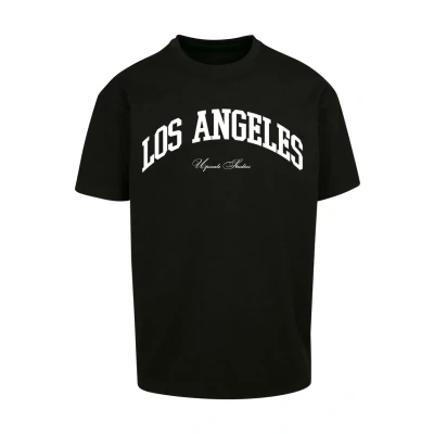 Abbildung von Upscale by Mister Tee L A College Tshirt print, Herren, Größe: 5XL, Black