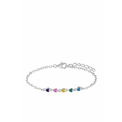 Abbildung von Lucardi Colourful Armband für Kinder, Größe: One Size, Silver