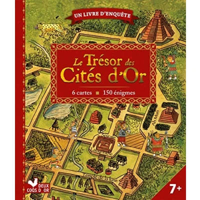Abbildung von Le trésor des cités d&#039;or livre avec cartes et loupe: un d&#039;enquête