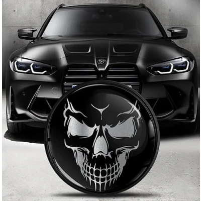 Abbildung von Biomar Labs Motorhaube Kofferraum Plakette Abzeichen 82mm Kompatibel mit BMW Emblem 51148132375 EO 15