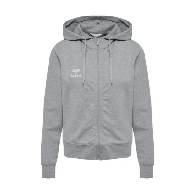 Abbildung von Hummel GO Sweatjacke, Damen, Größe: 44, Grey melange