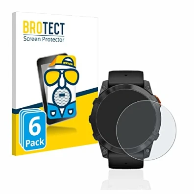 Abbildung von BROTECT Entspiegelungs Schutzfolie für Garmin Fenix 7X Pro Solar (51 mm) (6 Stück) Matte Displayschutz Folie, Anti Reflex, Fingerprint