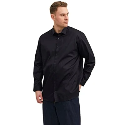 Abbildung von Jack &amp; Jones Jprblacardiff L/S PS NOOS Hemd, Herren, Größe: 6XL, Black