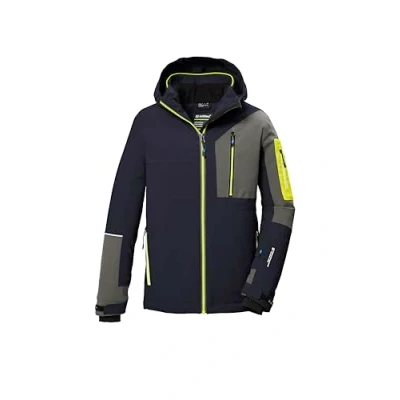 Abbildung von killtec Jungen Skijacke/Funktionsjacke mit Kapuze und Schneefang KSW 391 BYS SKI JCKT, dunkelnavy, 140, 42100 000
