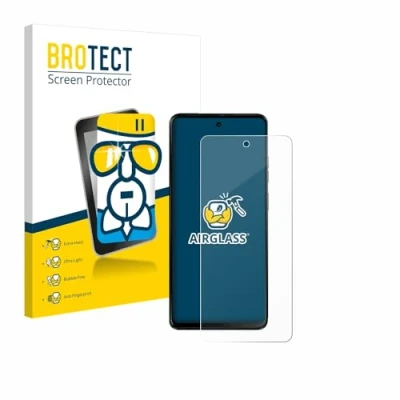 Abbildung von BROTECT Schutzglas für Motorola Moto G04s Schutzfolie Panzer Folie Glas [Extrem Kratzfest 9H, Anti Fingerprint, Ultra Transparent]