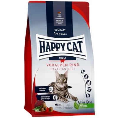 Abbildung von Happy Cat Culinary Adult Voralpen Rind M Katzen Trockenfutter für ausgewachsene und Kater 4 kg