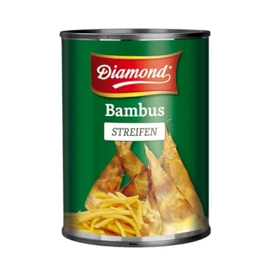 Abbildung von DIAMOND Bambusstreifen, eingelegtes Asia Gemüse im Glas, geeignet für Wok Gerichte, low carb 1 x 370 ml