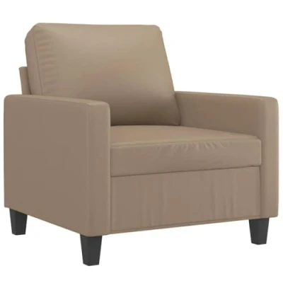 Abbildung von vidaXL Sofa Sessel Cappuccino Braun 60 cm Kunstleder