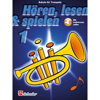 Abbildung von Hören, lesen &amp; spielen 1 Trompete Bb: Mit Online Audio