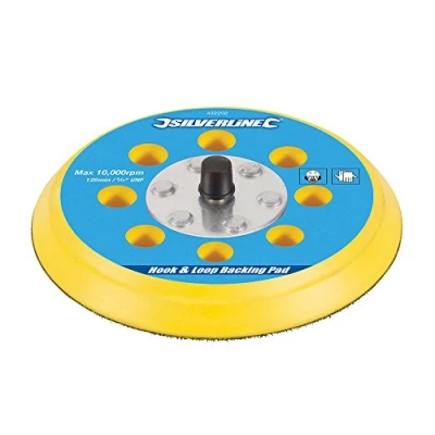 Abbildung von Silverline 432202 Klett Stützteller 125 mm (5/16 Zoll UNF)