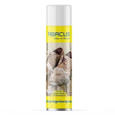 Abbildung von ABACUS® Imprägnierspray mit Nanoversiegelung, Textil Imprägnierung Lotuseffekt, Imprägniermittel für Schuhe, Nanoversiegelung Textilien, Zelt 400 ml