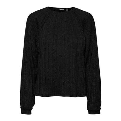 Abbildung von Pieces MIT Langen ÄRMELN Dalilah Bluse, Damen, Größe: XS, Black