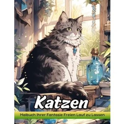 Abbildung von Katzen: Malbuch Für Erwachsene Mit Katze Zum Stressabbau Und Zur Entspannung
