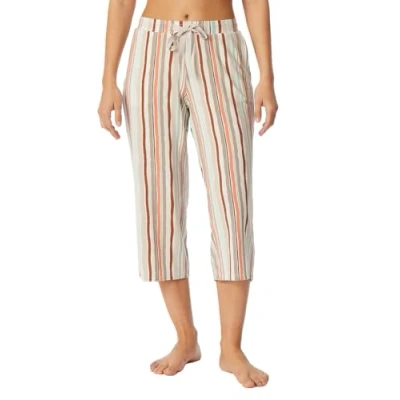 Abbildung von Schiesser Damen Schlafhose 3/4 lang Mix + Relax Pyjamaunterteil, Multicolor 5_181193, 34
