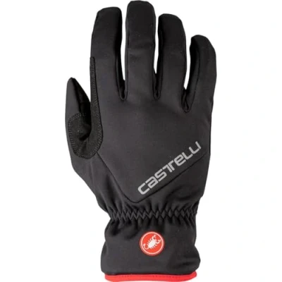 Abbildung von Castelli Men&#039;s ENTRATA Thermal Glove Cycling, Black, L