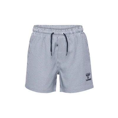 Abbildung von Hummel Badeshorts für Kinder, Größe: 110, Navy blazer bright white