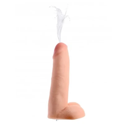 Abbildung von 20cm Dildo mit Spritzfunktion, realistische Textur, TPE (1 Stück) 1 St