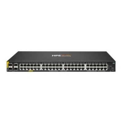 Abbildung von Hewlett Packard Enterprise CX 6000 Series Rackmount Gigabit Managed Switch 48x RJ 45 4x SFP 370W PoE+ R8N85A